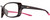 Profile View of NIKE Breeze-M-CT7890-233 Designer Single Vision Prescription Rx Eyeglasses in Dark Burgundy Red Crystal Grey Hot Pink Ladies Oval Full Rim Acetate 57 mm