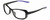 Profile View of NIKE Breeze-CT8031-010 Designer Reading Eye Glasses with Custom Cut Powered Lenses in Gloss Black Matte Purple Ladies Oval Full Rim Acetate 57 mm