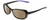 Profile View of NIKE Breeze-CT8031-010 Designer Polarized Sunglasses with Custom Cut Amber Brown Lenses in Gloss Black Matte Purple Ladies Oval Full Rim Acetate 57 mm