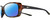 Profile View of NIKE Breeze-CT8031-220 Designer Polarized Sunglasses with Custom Cut Blue Mirror Lenses in Gloss Brown Tortoise Havana Black Grey Gold Ladies Oval Full Rim Acetate 57 mm