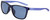 Profile View of NIKE Dawn-Ascent-556 Unisex Sunglasses Navy Indigo Purple Crystal/Sky Blue 57 mm