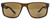 Front View of NIKE Cruiser-EV0834-220 Unisex Sunglasses in Oak Brown Crystal Silver/Amber 59mm