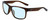 Profile View of NIKE Cruiser-EV0834-220 Designer Blue Light Blocking Eyeglasses in Gloss Oak Brown Crystal Silver Unisex Rectangular Full Rim Acetate 59 mm