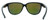 Side View of Smith Optics Monterey Womens Sunglasses in Black/Rose Gold Mirror ChromaPop 58mm