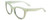 Profile View of Smith Optics Sidney Designer Progressive Lens Prescription Rx Eyeglasses in Gloss Seafoam Green Crystal Ladies Cat Eye Full Rim Acetate 52 mm