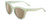 Profile View of Smith Optics Sidney Designer Polarized Sunglasses with Custom Cut Amber Brown Lenses in Gloss Seafoam Green Crystal Ladies Cat Eye Full Rim Acetate 52 mm