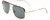 Profile View of Carrera 152-S Women's Sunglasses in Gold Brown Tortoise Clear Crystal/Green 60mm