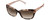 Profile View of Kate Spade JOHANNA Cat Eye Sunglasses Tortoise Pink Crystal/Brown Gradient 53 mm