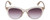 Front View of Kate Spade JANALYNN Cateye Sunglasses Glitter Beige Crystal/Purple Gradient 51mm