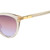 Close Up View of Kate Spade JANALYNN Cateye Sunglasses Glitter Beige Crystal/Purple Gradient 51mm