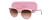 Top View of Kate Spade ANDRIA Cat Eye Sunglasses in Pink Crystal Glitter/Brown Gradient 51mm