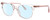 Profile View of Kate Spade ANDRIA Designer Blue Light Blocking Eyeglasses in Gloss Pink Crystal Sparkly Glitter Ladies Cat Eye Full Rim Acetate 51 mm