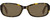 Front View of Kate Spade PAXTON2 Womens Sunglasses in Brown Tortoise Blue/Polarized Amber 53mm