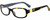 Profile View of Kate Spade PAXTON2 Designer Reading Eye Glasses with Custom Cut Powered Lenses in Dark Brown Tortoise Havana Gold Blue Floral Ladies Rectangular Full Rim Acetate 53 mm