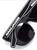 Close Up View of Marc Jacobs 357/S Unisex Square Designer Sunglasses Black & White/Blue Grey 56mm