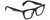Profile View of Rag&Bone RNB1025/S Designer Reading Eye Glasses in Dark Green Crystal Gold Ladies Cat Eye Full Rim Acetate 51 mm