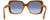 Top View of Rag&Bone RNB1033/G/S Women's Sunglasses Black Orange Crystal/Grey Gradient 55 mm