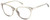 Profile View of Rag&Bone RNB1035/S Designer Single Vision Prescription Rx Eyeglasses in Light Moss Green Crystal Silver Ladies Square Full Rim Acetate 55 mm
