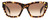 Front View of Rag&Bone RNB1046/G/S Cat Eye Sunglasses Tortoise Havana Gold/Brown Gradient 54mm