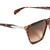 Close Up View of Rag&Bone RNB1049/G/S Womens Sunglasses Tortoise Havana Black/Brown Gradient 59mm