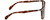 Side View of Rag&Bone RNB1056/S Unisex Sunglasses Tortoise Gold/Polarized Brown Gradient 57mm