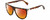 Profile View of Rag&Bone RNB1056/S Designer Polarized Sunglasses with Custom Cut Red Mirror Lenses in Gloss Tortoise Havana Brown Amber Gold Unisex Semi-Circular Full Rim Acetate 57 mm