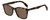 Profile View of Rag&Bone RNB5016/S Unisex Square Sunglasses in Tortoise Havana Silver/Brown 52mm