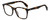 Profile View of Rag&Bone RNB5016/S Designer Progressive Lens Prescription Rx Eyeglasses in Gloss Tortoise Havana Brown Amber Silver Unisex Square Full Rim Acetate 52 mm