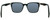 Top View of Rag&Bone RNB5016/S Unisex Sunglasses Black Tortoise Amber Brown Silver/Grey 52mm
