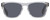 Front View of Rag&Bone RNB5031/G/S Unisex Square Sunglasses Blue Crystal Black Gold/Grey 56 mm