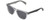 Close Up View of Rag&Bone RNB5031/G/S Unisex Square Sunglasses Blue Crystal Black Gold/Grey 56 mm