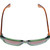 Top View of Rag&Bone RNB5041/S Unisex Cat Eye Sunglasses in Green Orange Crystal/Brown 54 mm