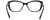 Close Up View of Chopard VCH229S Designer Reading Eye Glasses with Custom Cut Powered Lenses in Gloss Black Silver Gemstone Accents White Ladies Cat Eye Full Rim Acetate 54 mm