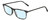 Profile View of Chopard VCH285 Designer Blue Light Blocking Eyeglasses in Matte Grey Tortoise Havana Crystal Black Gunmetal Unisex Rectangular Full Rim Acetate 52 mm