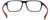 Top View of Chopard VCH310 Unisex Rectangular Designer Reading Glasses Black Gold Grey 52 mm