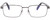 Front View of Chopard VCHF28 Designer Bi-Focal Prescription Rx Eyeglasses in Shiny Gunmetal Grey Black Mens Rectangular Full Rim Metal 53 mm