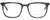 Front View of John Varvatos V411 Designer Bi-Focal Prescription Rx Eyeglasses in Gloss Grey Blue Marble Silver Unisex Square Full Rim Acetate 51 mm