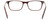 Top View of John Varvatos V412 Designer Bi-Focal Prescription Rx Eyeglasses in Gloss Dark Brown Auburn Marble Silver Unisex Rectangular Full Rim Acetate 54 mm