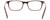 Top View of John Varvatos V412 Designer Progressive Lens Prescription Rx Eyeglasses in Gloss Dark Brown Auburn Marble Silver Unisex Rectangular Full Rim Acetate 54 mm