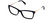 Close Up View of Police VPLA87 Women's Cat Eye Full Rim Designer Reading Glasses Black Gold 53 mm