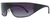 Profile View of Police SPL892 Unisex Rimless Sunglasses Black Gunmetal/Smoke Grey Gradient 99 mm