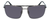 Front View of Police SPL965 Unisex Aviator Designer Sunglasses Gunmetal Matte Black/Grey 63 mm