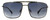 Front View of Police SPL965 Unisex Aviator Sunglasses in Gunmetal Tortoise/Grey Gradient 63 mm