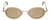 Front View of Police SPLA21 Womens Sunglasses in Cream White Glitter Gold/Champagne Brown 47mm