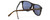 Close Up View of Chopard SCH294 Unisex Panthos Sunglasses Brown Tortoise Gunmetal/Grey Blue 57 mm