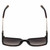 Top View of Escada SESD31-0722 Womens Designer Sunglasses in Tortoise Havana Gold/Brown 59mm