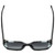 Top View of Just Cavalli SJC021V-096N Women Sunglasses Black Grey Crystal/Blue Gradient 53mm
