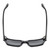 Top View of Philipp Plein SPP005M-700X Unisex Sunglasses Black & Gunmetal/Silver Mirror 57mm