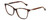 Profile View of Yalea VYA049V-0851 Cat Eye Reading Glasses Brown Tortoise Crystal Rose Gold 54mm
