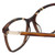 Close Up View of Yalea VYA049V-0851 Cat Eye Reading Glasses Brown Tortoise Crystal Rose Gold 54mm
